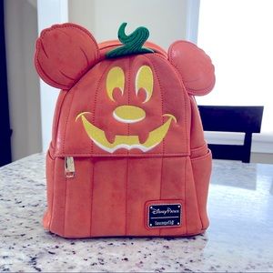 Loungefly Disney Mickey Mouse Pumpkin Backpack